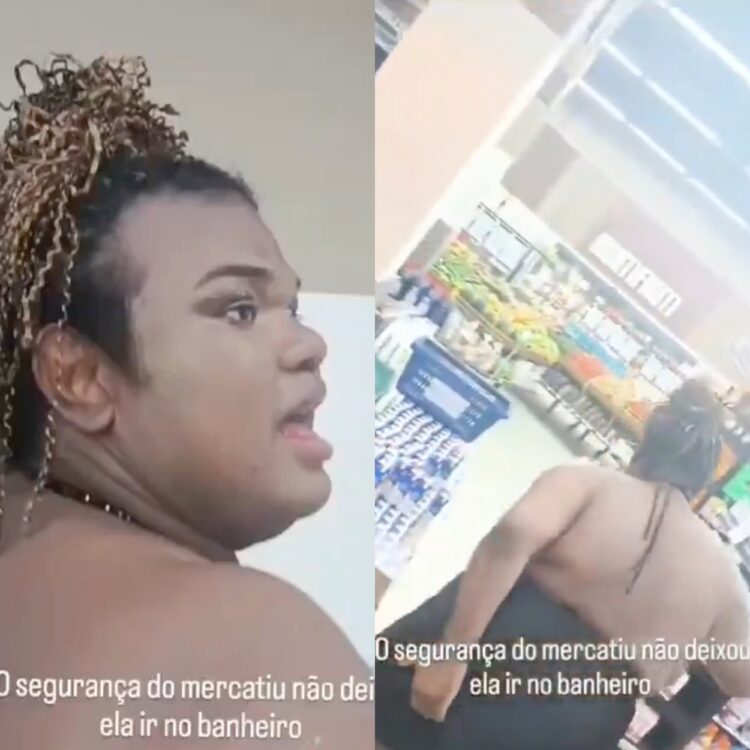 Mulher trans fica revoltada após ser impedida de usar banheiro em supermercado atacadista