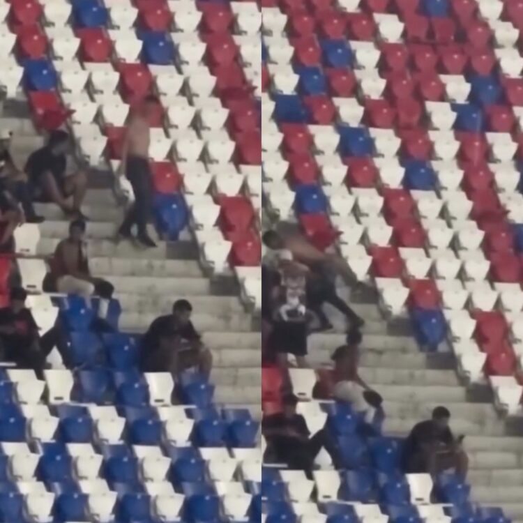 Briga entre torcedores do Bahia durante jogo contra o Remo no Mangueirão viraliza nas redes