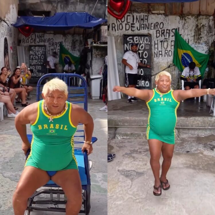 Patixa Teló grava vídeo na rocinha de trend e viraliza nas redes