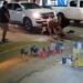 Em Santarém, motorista atinge motos estacionadas e quase atropela pessoas na Av. Fernando Guilhon