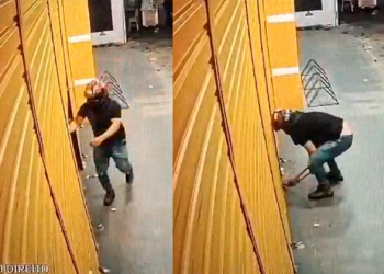 Farmácia é arrombada e furtada por criminosos durante a madrugada, no bairro da Pedreira