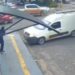 Mulher escapa por segundos de van desgovernada em Santarém