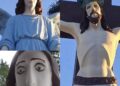 Restauração de imagens sacras gera críticas e vira motivo de piada em cidade de Minas Gerais