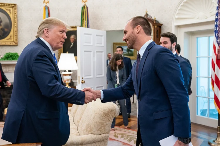 Eduardo Bolsonaro diz que levará condenação do STF a Trump e autoridades dos EUA