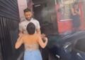 Mulher e companheiro vão cobrar homem por boatos de suposto caso amoroso e confusão termina em pancadaria
