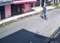 Ladrão em bicicleta assalta criança na saída da escola em Ananindeua