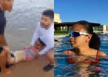 Jovem de 19 anos é mordida por tubarão em Recife e foi resgatada já sem a perna