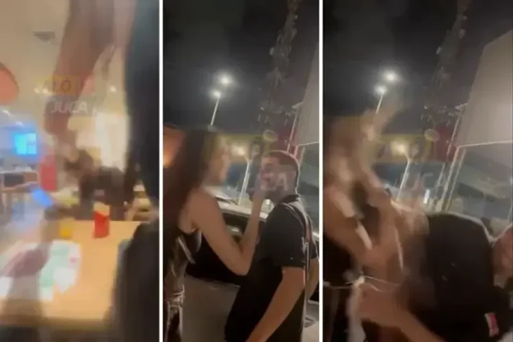 Homem agride mulher após discussão em lanchonete de Salvador e caso gera polêmica