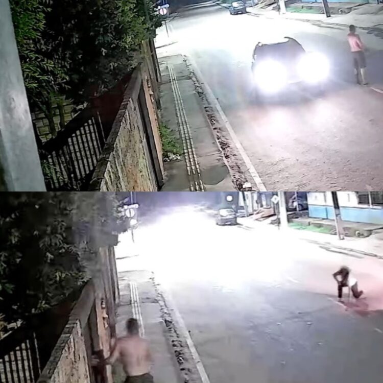 Em Santarém, motorista de aplicativo se joga de carro em movimento para escapar de tentativa de assalto