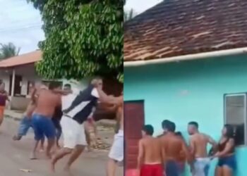 Em Bragança, bolão de Brasil x Japão termina em pancadaria e vídeo viraliza