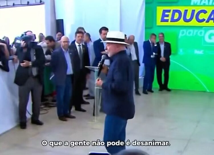 Lula afirmou durante evento com jovens em Goiás, que “nunca teve tempo para depressão” e declaração gera críticas