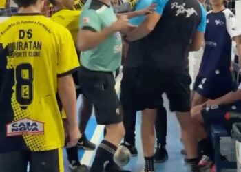 Partida de futebol infantil termina em pancadaria entre adultos, em Campo Grande