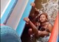 Jovem é retirada de rio após suposto coma alcoólico durante festa de aparelhagem “Rock doido”